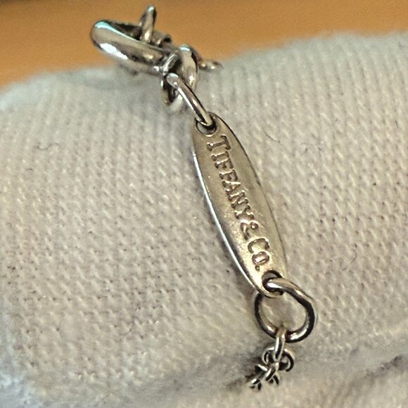 AUTHENTIC Tiffany & Co. PERETTI HEART Pendant w AUTHENTIC Tiffany & Co. CHAIN - Picture 8 of 9